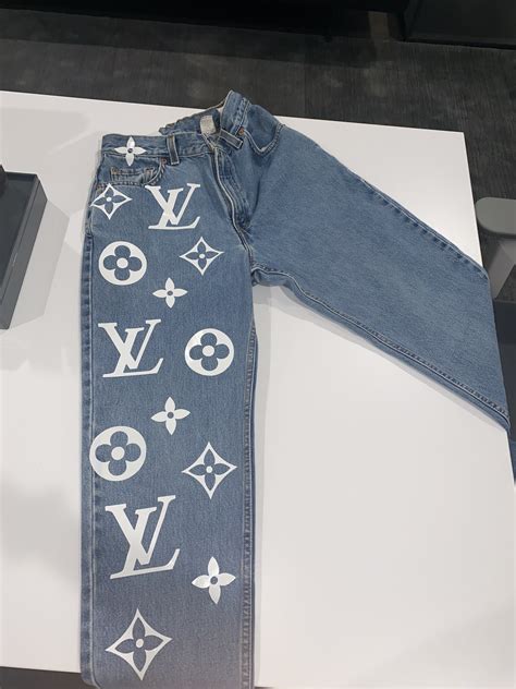 wijde broek louis vuitton|Louis Vuitton jeans.